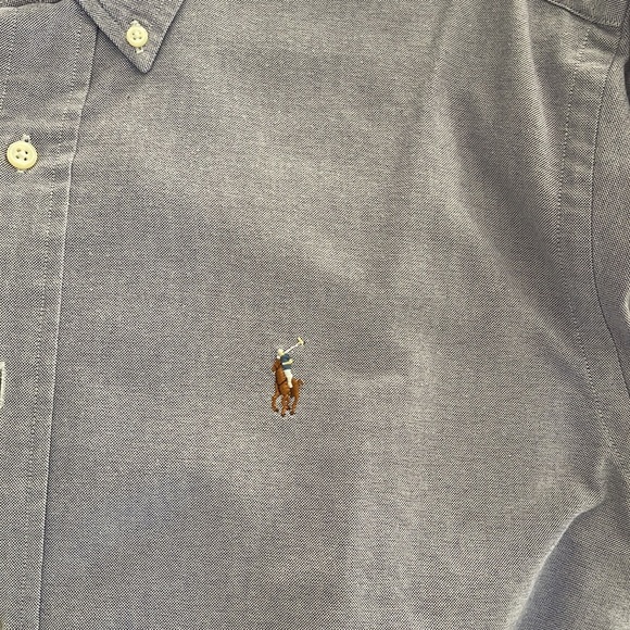 Ralph Lauren Dress Shirt Purple - L 15.5 34/35 - Picture 3 of 3